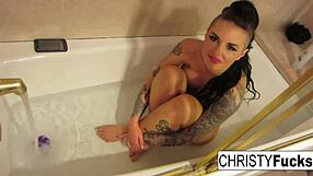 Oh Christy Mack, Your Bath Masturbation is So Sexy!