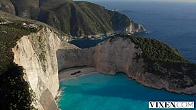 Vixen perfect vacation for lovers with blonde