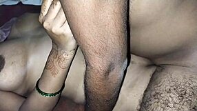 Beautiful Desi Couple Fucks in Sitting Position with Tits Exposed