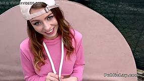 Public reverse cowgirl pov fucking with big cock riding