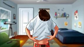 Summertime Saga: Bent Over For Shaved Pussy Doggystyle?