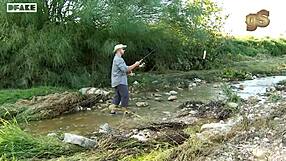 River bitch parody with two slut cops. Blonde sluts give outdoor blowjobs in police action.