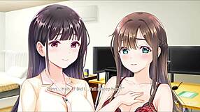 Hey, check out this secret kiss in anime hentai, so sweet and tender