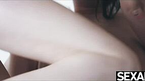 Snowed-in lovers share blowjobs and cowgirl rides