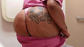 Thickpaws Feels Intense Arousal While Masturbating Her Big Ass At Work