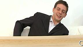 Detailed scenes of built men in intense gay porn action