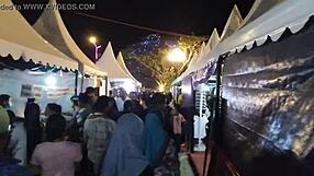 Redhead with big tits gives rough blowjob to monster black cock