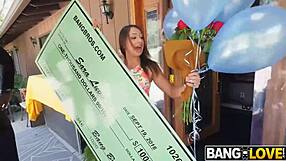 sara luvv handles two monster cocks