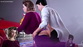 i'm fucking my stuck step mom in the ass with big tits in the garage