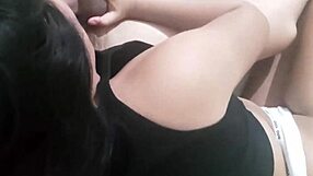 My Girlfriend Gives An Amazing Blowjob To My Best Friend, They Fuck While I'm Away And Record It For Me