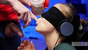 best friend tricks me into tasting cum in mouth during game