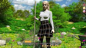 Hey, wanna see this blonde whore with big tits kiss me?