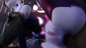 Detailed Videos Featuring Widowmaker from Overwatch