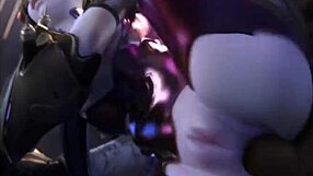 Detailed Videos Featuring Widowmaker from Overwatch