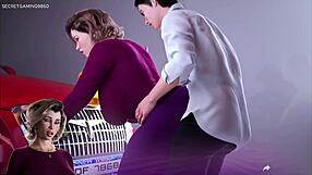 i'm fucking my stuck step mom in the ass with big tits in the garage