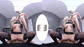 blonde fucks for freedom in taboo pov blowjob