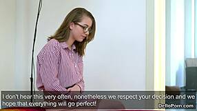 sweet chick gapes pink kitty and gets deflorated in reality