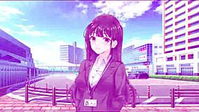 Hey, check out this secret kiss in anime hentai, so sweet and tender