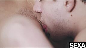 Snowed-in lovers share blowjobs and cowgirl rides