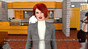 Blonde chick with big tits in Being a Dik 5