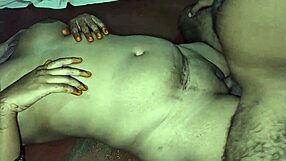 Beautiful Desi Couple Fucks in Sitting Position with Tits Exposed