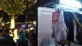 Redhead with big tits gives rough blowjob to monster black cock