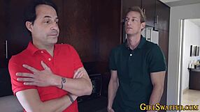 Petite Teen Fucks Stepdad Hard