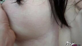 fat horny babe fucks stranger hard for cum on ass