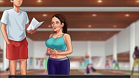 Summertime Saga: Bent Over For Shaved Pussy Doggystyle?