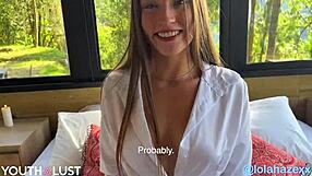 Fucking colombian student lolahazexx in the forest nature