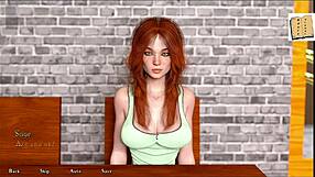 Blonde chick with big tits in Being a Dik 5