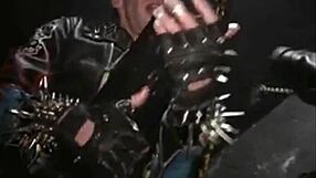 sleazy punks in darkroom engage in intense gay group action