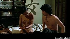 vivian shines topless in pillow book 1995 scene