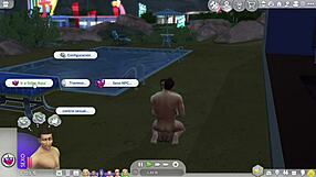 The hetero sim finally gives in to gay temptation 😏