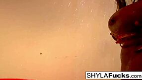 Sexy Shyla Stylez Performs Rare Erotic Solo Masturbation