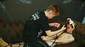 Mouth Fucking Using Bondage Shibari Casey Donovan David Galager