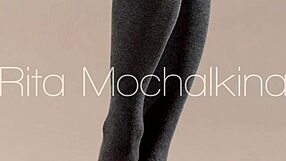 hairy teen mochalkina bends in wild gym poses, so hot! 🔥