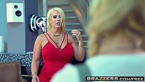 Brazzers Dirty Masseur Alura Jenson Seduces Babysitter with Dahlia Sky