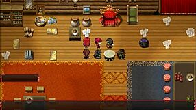 Redhead MILF dominates in Harem in Another World game