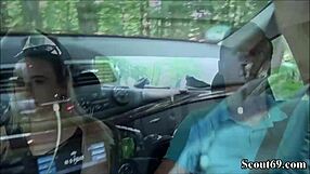 Thanksgiving hitchhiker gets a big dick surprise