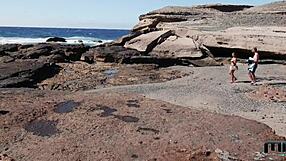 Blind Lust Pornstar Sucks Big Tits In Public Outdoor Cumshot