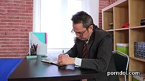 nice girl tempted by senior tutor