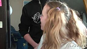 Petite French Teen Student Gets Intense Assfucking And Facial Cumshot