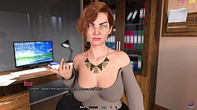 3D animated porn featuring a horny teacher giving foot jobs