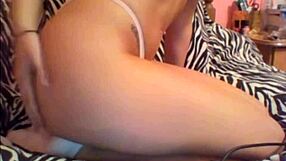 Sexy College Girl Performs Strip Tease On Cam With Clothes Ripped