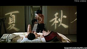 vivian shines topless in pillow book 1995 scene