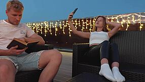 Risky step sister sits on big cock after cum and keeps fucking