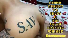 Double penetration for skinny blonde from Rio de Janeiro