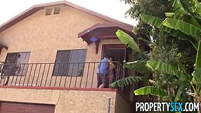 landlord says, 'fuck my big ass tenant in cowgirl pov'