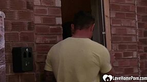 Horny Milf Fucks Construction Worker As Payment